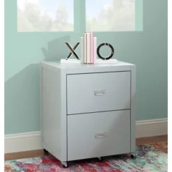 Peggy Rolling File Cabinet - Linon -Smart Office Sets GUEST df2fcbcc ef4d 4a1a 9b3a 0b89f8829656