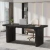 Tribesigns 62" Executive Desk, Large Office Computer Desk With Double Pedestal, Modern Simple Rectangle Writing Table For Home Office -Smart Office Sets GUEST dfc22e06 5512 4e68 9f57 f548736b7fe3