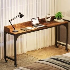 Tribesigns Queen Size Overbed Table, Over Bed Desk With Adjustable Tilt Stand, Mobile Laptop Cart Computer Desk For Home And Hospital -Smart Office Sets GUEST e1c7b668 505f 4bba b37c e76d2c2db94b