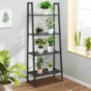 Tangkula 4-Tier Ladder Bookshelf Display Ladder Rack Free-Standing Plant -Smart Office Sets GUEST e213eb47 046d 4a9c b401 9877c954ff8f