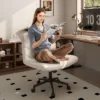 Yaheetech Swivel Desk Chair With No Arms For Home Office Study Bedroom -Smart Office Sets GUEST e32984be 08a5 4df2 881f d5951c1f3609