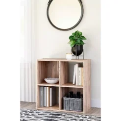 23.82" Piperton 4 Cube Organizer Natural - Signature Design By Ashley -Smart Office Sets GUEST e337af16 f280 4164 b63c 07d86f5cf5bc
