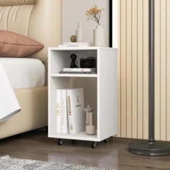 Costway Mobile File Cabinet Wooden Printer Stand Vertical Storage Organizer Home Office -Smart Office Sets GUEST e38ce104 05f7 47cc b5f6 5981e5810d87