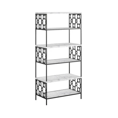 Ella 5 Shelf Bookcase - CosmoLiving By Cosmopolitan 6 Ella 5 Shelf Bookcase - CosmoLiving By Cosmopolitan - Image 4