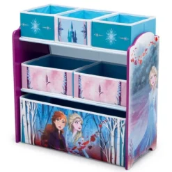 Disney Princess Disney Frozen 2 Design And Store 6 Bin Toy Organizer - Delta Children -Smart Office Sets GUEST e4a1554e 0002 40d8 af40 2d61db8188d6