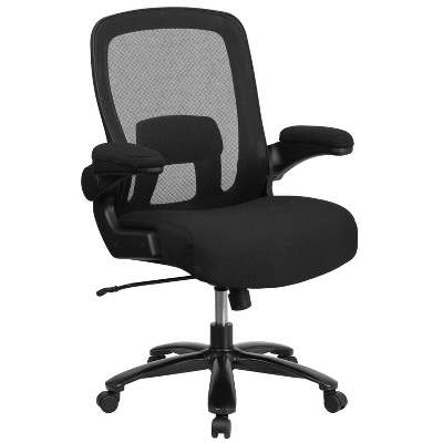Flash Furniture HERCULES Series Big & Tall 500 Lb. Rated Mesh Executive Swivel Ergonomic Office Chair With Adjustable Lumbar 12 Flash Furniture HERCULES Series Big & Tall 500 Lb. Rated Mesh Executive Swivel Ergonomic Office Chair With Adjustable Lumbar - Image 10