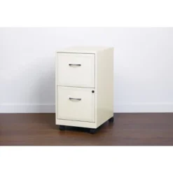 Space Solutions 18" Deep 2 Drawer Mobile Letter Width Vertical File Cabinet -Smart Office Sets GUEST e7fb4220 b397 4500 93a5 b541a433038d