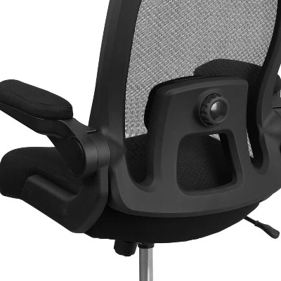 Flash Furniture HERCULES Series Big & Tall 500 Lb. Rated Mesh Executive Swivel Ergonomic Office Chair With Adjustable Lumbar 7 Flash Furniture HERCULES Series Big & Tall 500 Lb. Rated Mesh Executive Swivel Ergonomic Office Chair With Adjustable Lumbar - Image 5