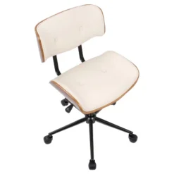 Lombardi Mid-Century Modern Office Chair With Swivel - LumiSource -Smart Office Sets GUEST e87deb56 eea3 4780 9c62 45924bee46d5