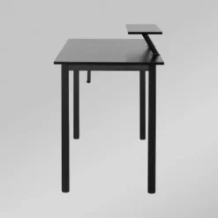 Computer Desk With Stand Black -Techni Mobili -Smart Office Sets GUEST e98ae1e5 7266 48ed 955a 62b8032c2a46