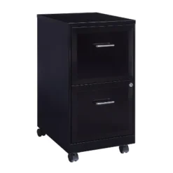 Space Solutions 18" Deep 2 Drawer Mobile Letter Width Vertical File Cabinet -Smart Office Sets GUEST e9b46f70 b8e2 4081 a43f c6a5c9b348db