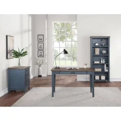 Farmhouse Open Wood Bookcase - Martin Furniture -Smart Office Sets GUEST eaa36b77 4f1f 46b7 a777 91231f2f50c1