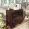 Garon Rustic 2 Drawer Filing Cabinet Walnut- MiBasics -Smart Office Sets GUEST eb11b8b1 8da1 4c6e 9b5c f30e234a4fcd