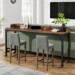 Tribesigns Queen Size Overbed Table, Over Bed Desk With Adjustable Tilt Stand, Mobile Laptop Cart Computer Desk For Home And Hospital -Smart Office Sets GUEST ebfa7c62 856c 41f1 8f29 e0ad09944a40