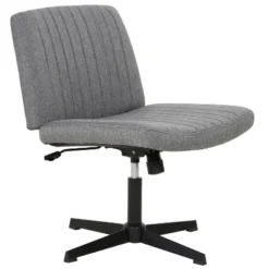 BestMassage Criss Cross Chiar Armless Adjustable Swivel Padded Home Office Desk Chair Wide Seat Computer Task For Home Office -Smart Office Sets GUEST ec29a0d8 f8a8 465e aecd 30f486a0962b