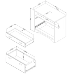 Versa 2 Drawer File Cabinet - South Shore -Smart Office Sets GUEST ec916a9b b388 4104 85f2 7fde24c7b66e