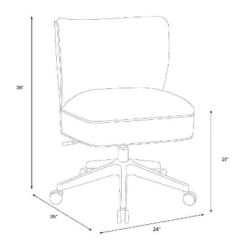 Brianna Office Chair - Skyline Furniture -Smart Office Sets GUEST ecbd16ce 4995 4a7c 8bee e942e8c6efdd