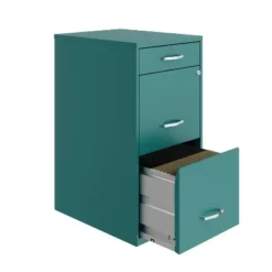 Space Solutions 18" Deep 3 Drawer Metal Organizer File Cabinet With Pencil Drawer 15 Space Solutions 18" Deep 3 Drawer Metal Organizer File Cabinet With Pencil Drawer -Smart Office Sets GUEST eff5cb50 ae69 4a21 bb3e 67b8aea36761