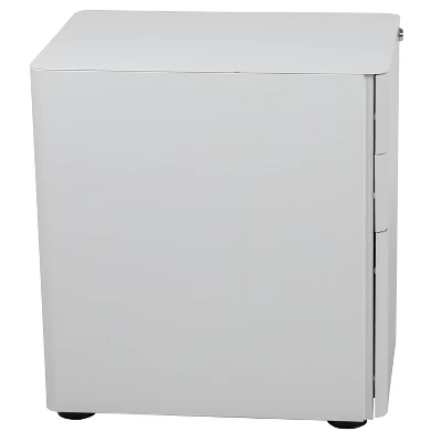 Flash Furniture Modern 3-Drawer Mobile Locking Filing Cabinet With Anti-Tilt Mechanism And Hanging Drawer For Legal & Letter Files 13 Flash Furniture Modern 3-Drawer Mobile Locking Filing Cabinet With Anti-Tilt Mechanism And Hanging Drawer For Legal & Letter Files - Image 11