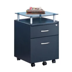 Rolling And Locking File Cabinet Gray - Techni Mobili -Smart Office Sets GUEST f302a27b 41cb 4eaf 8a76 6057f6df9289