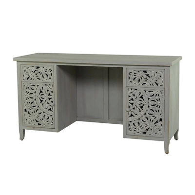31" X 56" Traditional Wood Desk - Olivia & May 10 31" X 56" Traditional Wood Desk - Olivia & May - Image 8