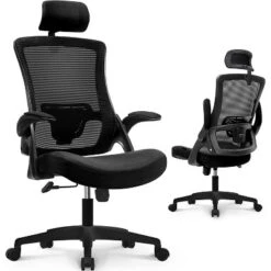 NEO Chair DBS Ergonomic High Back Office Chair With Flip-up Arms Adjustable Headrest -Smart Office Sets GUEST f33a865c 45cf 4eb7 a6e8 a30e6ad55b23