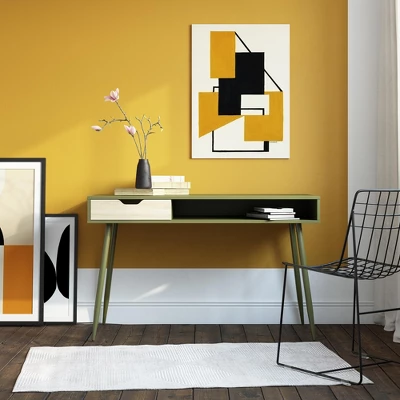 RealRooms Grafton Writing Desk, Olive Green 3 RealRooms Grafton Writing Desk, Olive Green