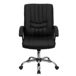 Flash Furniture Mid-Back Black LeatherSoft Swivel Manager's Office Chair With Arms -Smart Office Sets GUEST f4bb9eeb 5260 46d8 985f 47bba09b67de