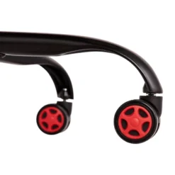 BlackArc High Back Gaming Chair With Red And Black Faux Leather Upholstery, Adjustable Swivel Seat And Padded Flip-Up Arms -Smart Office Sets GUEST f554b664 11d2 4d3c 9dc3 2e8727be5ade