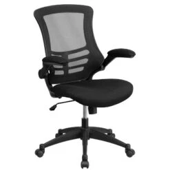 Flash Furniture Work From Home Kit - Black Computer Desk, Ergonomic Mesh Office Chair And Locking Mobile Filing Cabinet With Side Handles -Smart Office Sets GUEST f555c972 bf42 4924 b634 6a99262d74a3