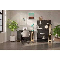 Atypik Desk With Bookcase - Nexera -Smart Office Sets GUEST f640275e d24a 46c5 983b 6d597f8789fe