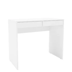 Tijuca 2 Drawer Compact Student Desk White - Polifurniture -Smart Office Sets GUEST f6a81c4e 1ebc 444a ba44 e31c11aca0a2