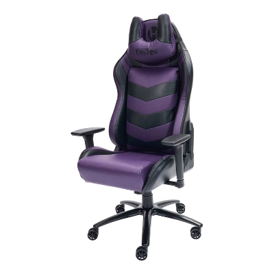 Ergonomic High Back Racer Style Video Gaming Chair Purple/Black - Techni Sport 22 Ergonomic High Back Racer Style Video Gaming Chair Purple/Black - Techni Sport - Image 20
