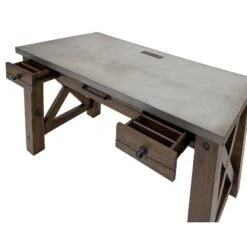 54" Jasper Writing Desk Brown - Martin Furniture -Smart Office Sets GUEST f7bf2a4f 9a3e 436c be17 1a043329fd68