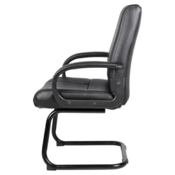 Caressoft Mid Back Guest Chair Black - Boss Office Products -Smart Office Sets GUEST f7d63ed7 76e2 4e1b 8803 5f43c629184a