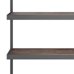 66" Cecilia Bookcase Distressed Charcoal Brown - WyndenHall -Smart Office Sets GUEST fb8961ea 6027 4dfb 8b7b b8baee155ee6
