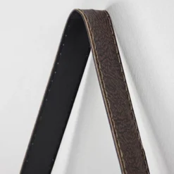 33" Round Metal And Wood Hanging Wall Shelf Brown - American Art Decor -Smart Office Sets GUEST fc44d395 8eba 47e7 adaf 501856eea8c6