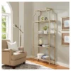 80.5" Aimee Etagere Gold - Crosley -Smart Office Sets GUEST fc44f632 836a 4b96 bbdf 94eca7564333